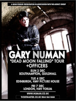 Gary Numan The Dead Moon Falling Tour